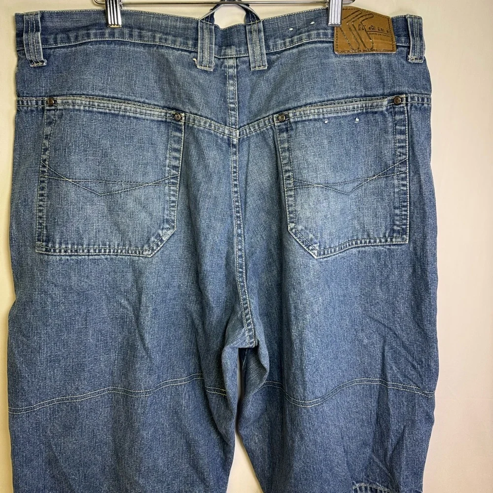 Vintage Y2K Men's Blue Denim Jean‎ shorts Skater baggy